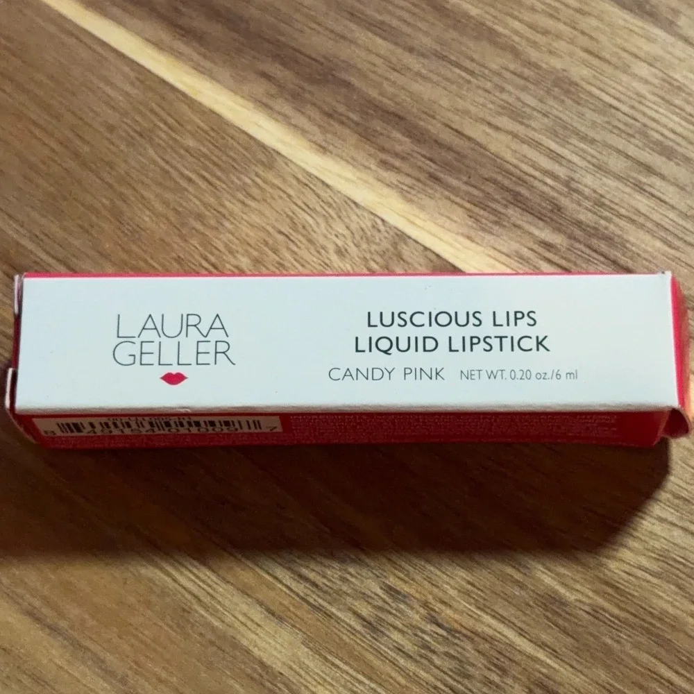 Laura Geller Luscious Lips Liquid Lipstick CANDY PINK‎ 0.20oz NIB